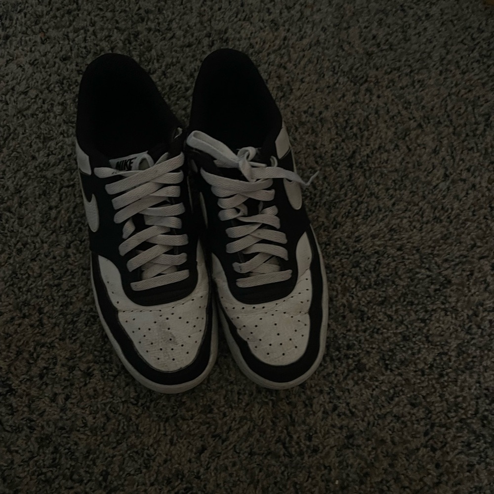 Nike Black and White Low-Top Sneakers